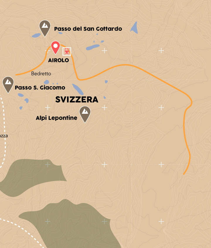 Mappa percorsi di MTB Svizzera mobile